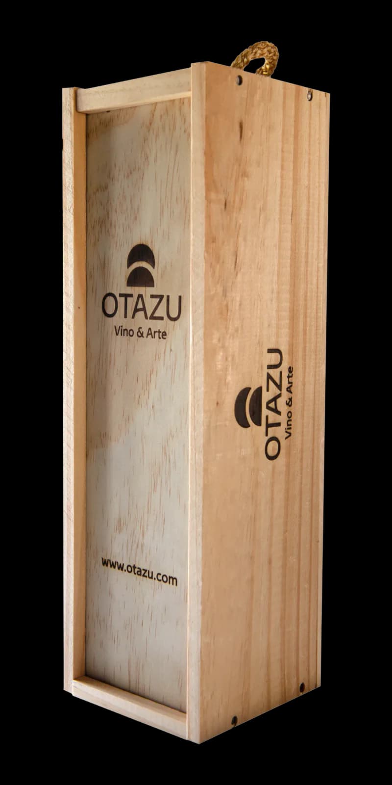 Caja de madera 1 botella 75cl