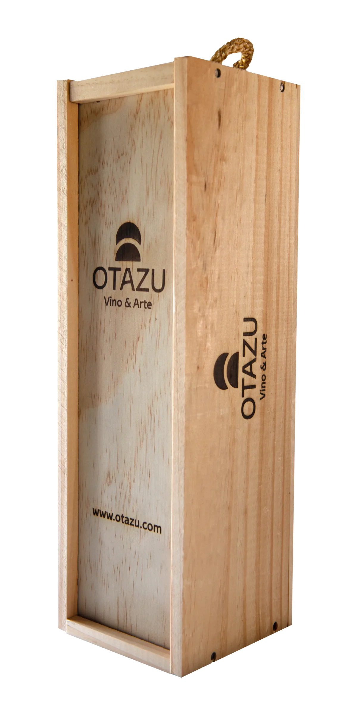 Caja de madera 1 botella 75cl